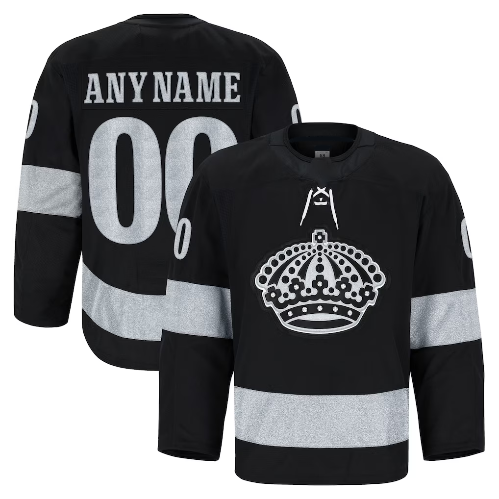 My Store Custom LA.Kings Black Alternate Authentic Pro Jerseys