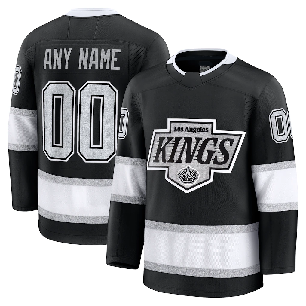 My Store Custom LA.Kings Black Home Premium Jerseys