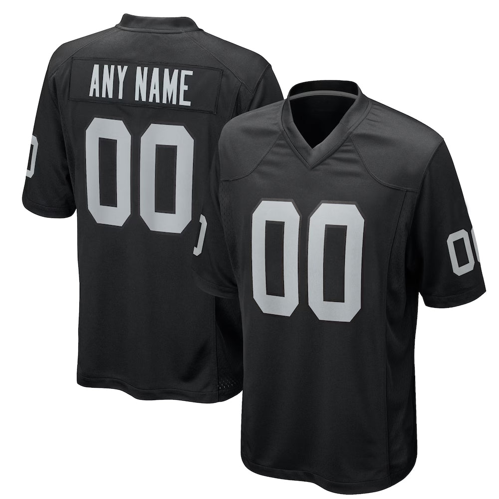 My Store Custom LV.Raiders Black Home Game Stitched Jerseys
