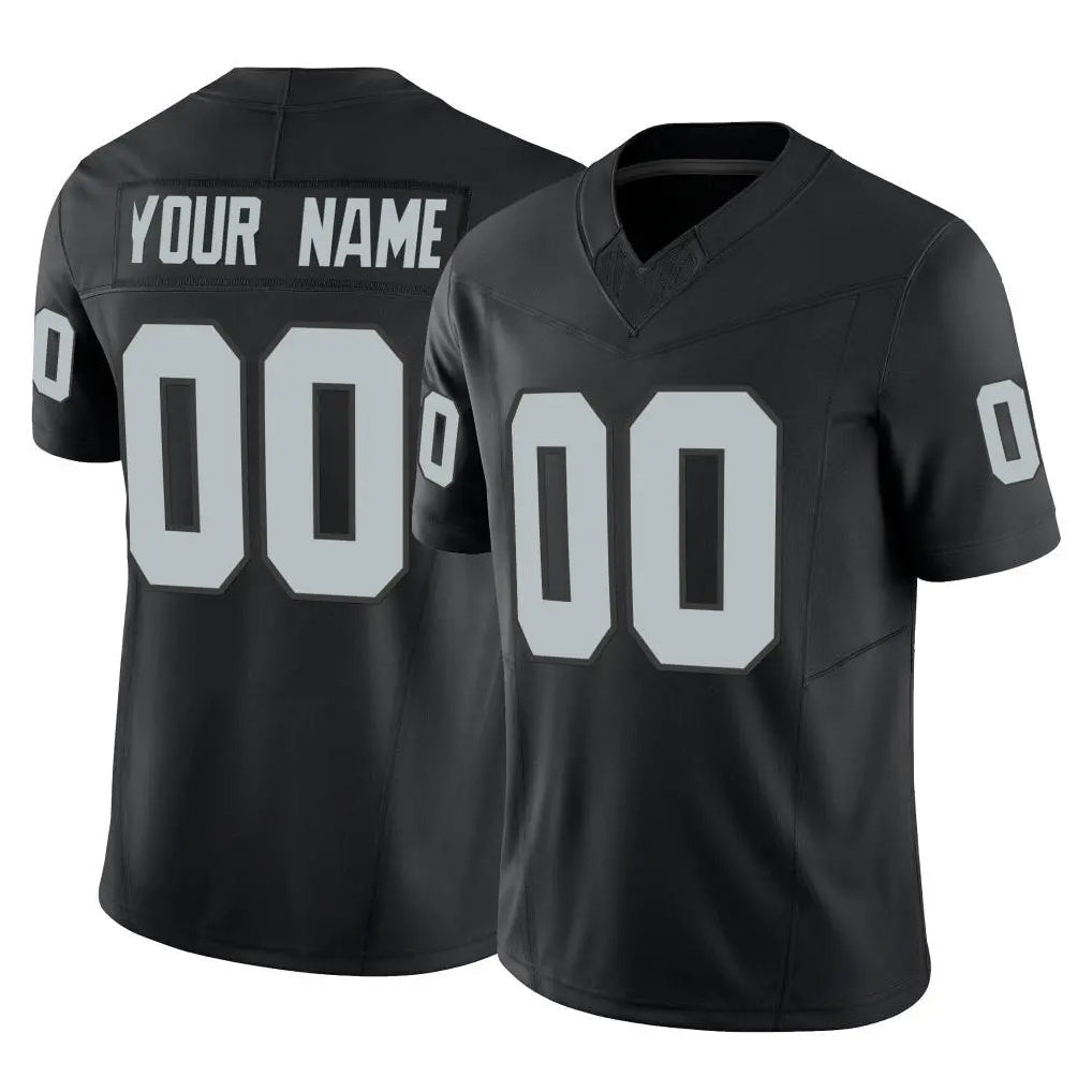 My Store Custom LV.Raiders Black Limited Vapor F.U.S.E. Home Game Any Name & Numbers Stitched Jerseys