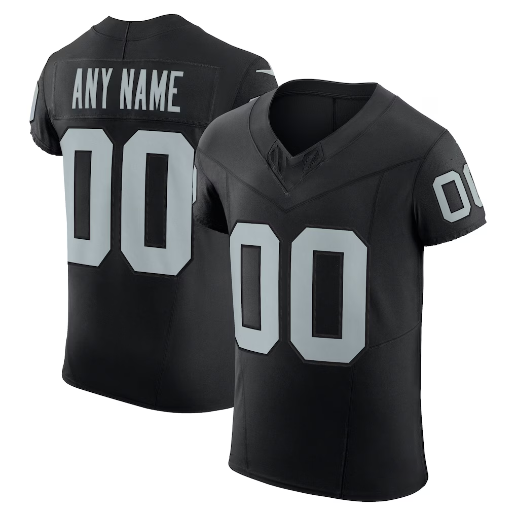 My Store Custom LV.Raiders Black Vapor F.U.S.E. Elite Stitched Jerseys