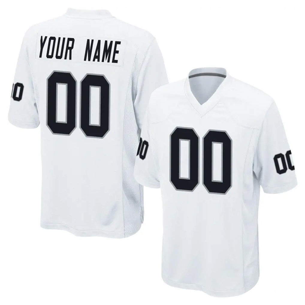 My Store Custom LV.Raiders White Home Game Any Name & Numbers Stitched Jerseys