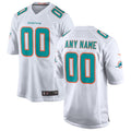 My Store Custom M.Dolphins White Game Road Stitched Jerseys