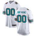 My Store Custom M.Dolphins White Game Secondary Alternate Stitched Jerseys