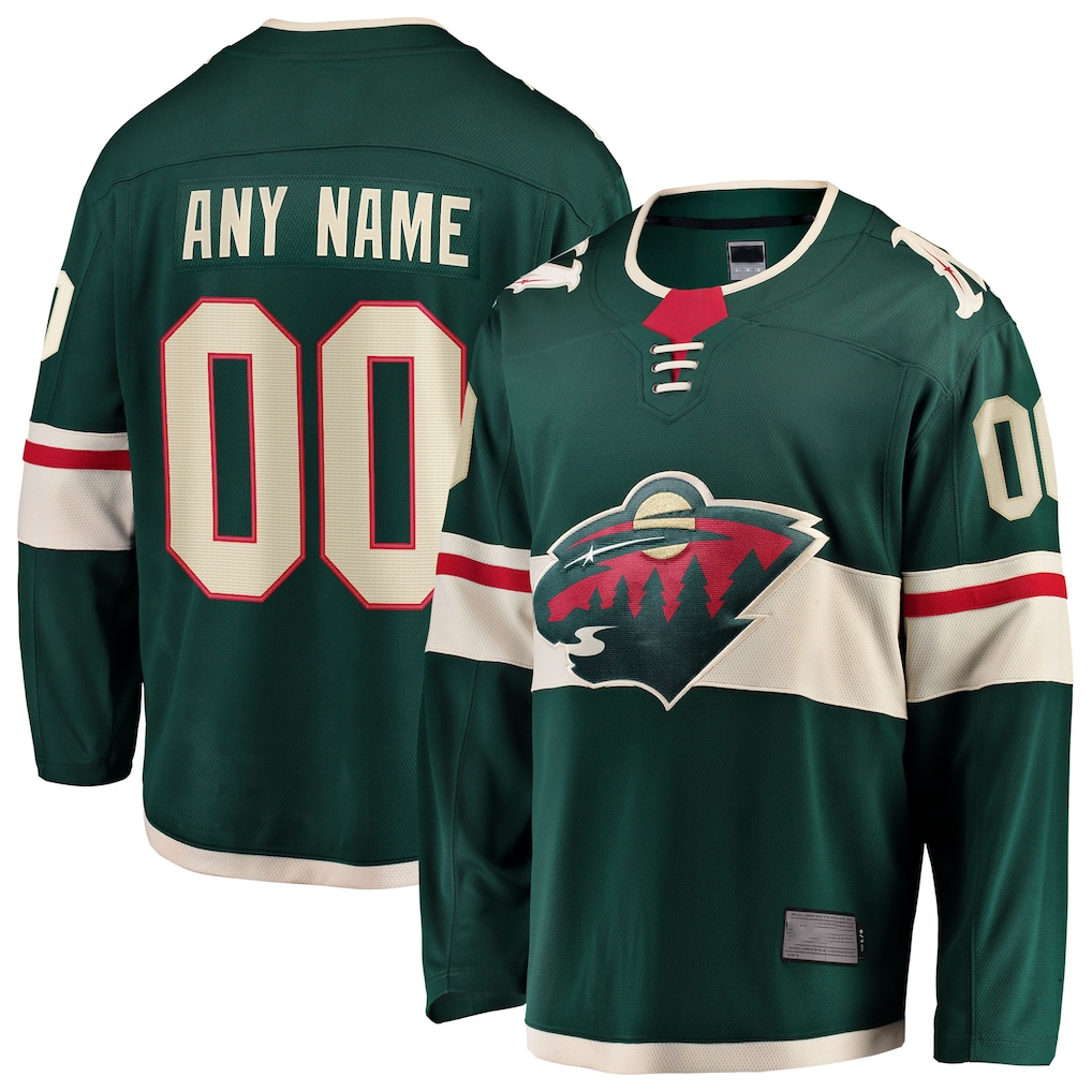 My Store Custom M.Wild Green Home Breakaway Jerseys