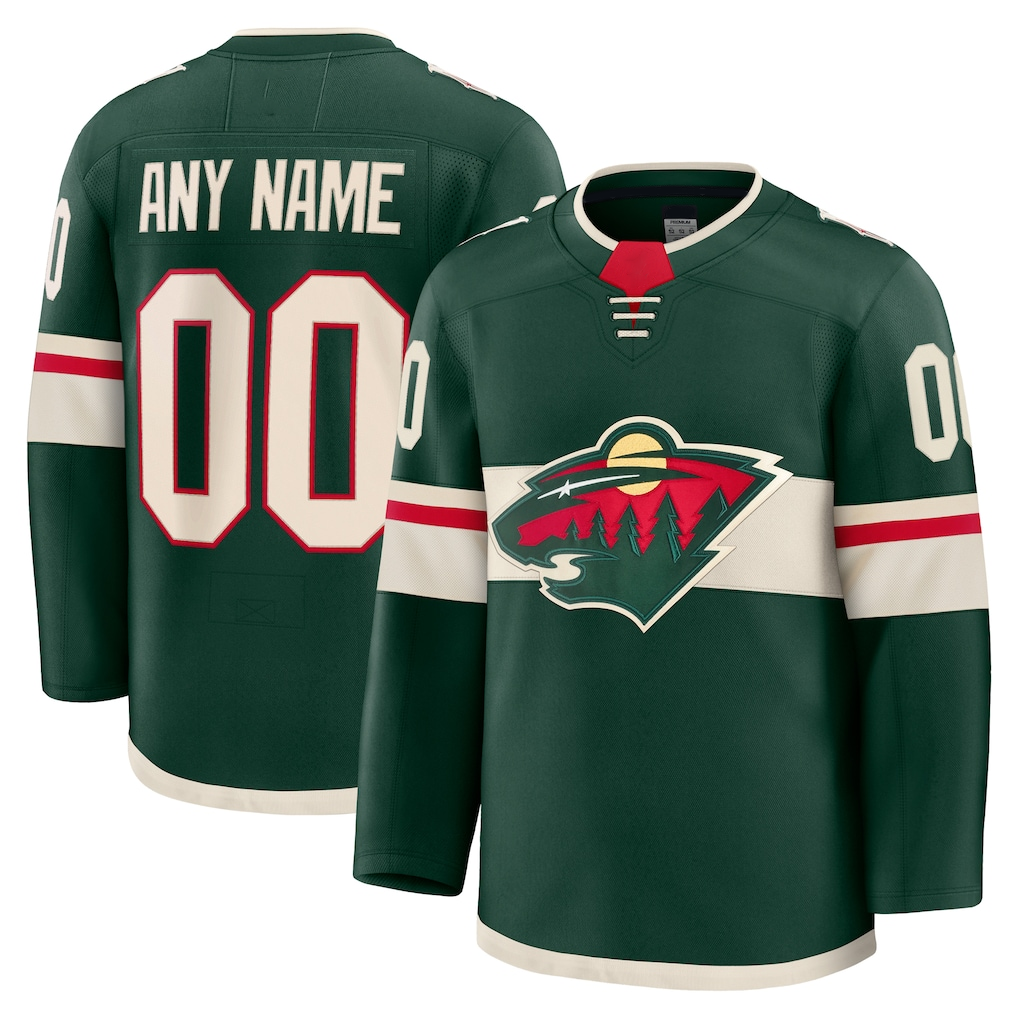 My Store Custom M.Wild Green Home Premium Jerseys