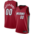My Store Custom M.Heat Heat Jordan Brand Red Swingman Jerseys - Statement Edition