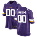 My Store Custom MN.Vikings Purple Game Home Stitched Jerseys