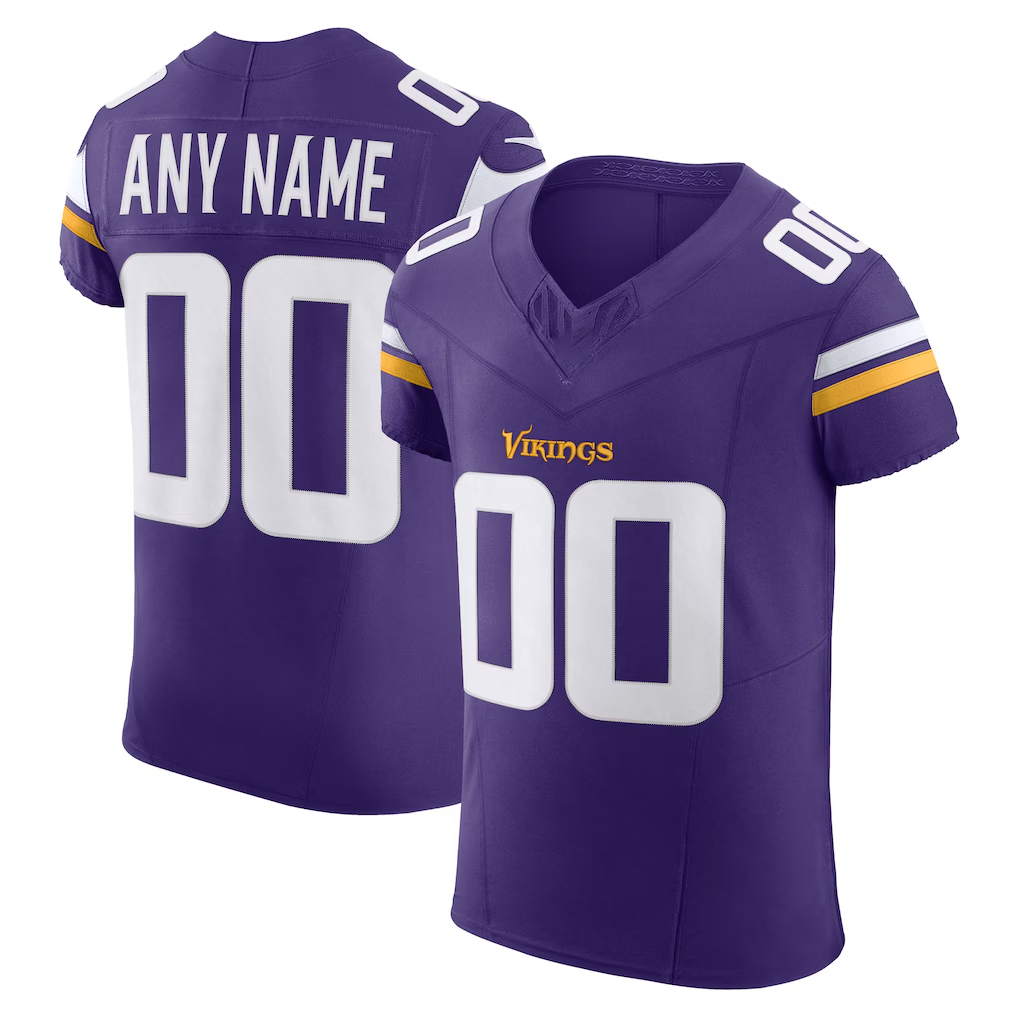 My Store Custom MN.Vikings Purple Vapor F.U.S.E. Elite Stitched Jerseys