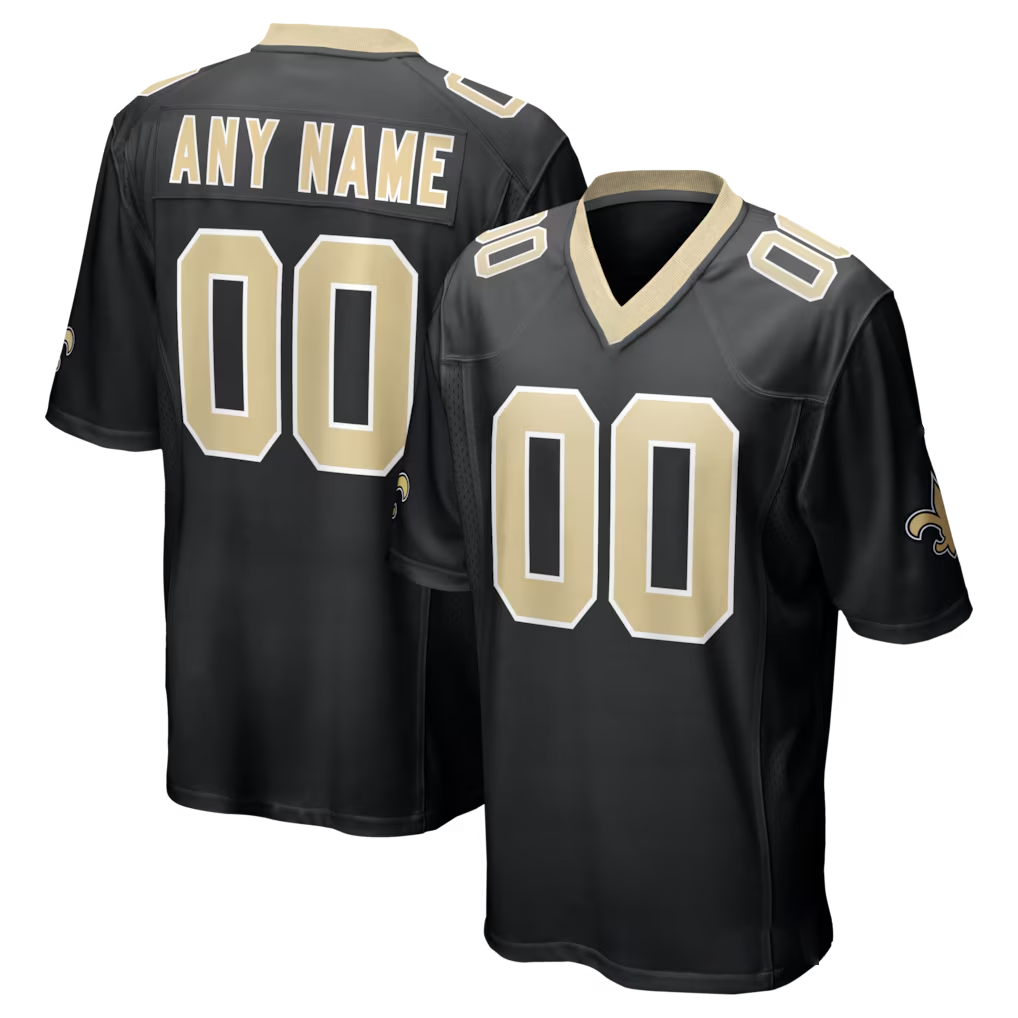 My Store Custom NO.Saints Black Game Stitched Jerseys
