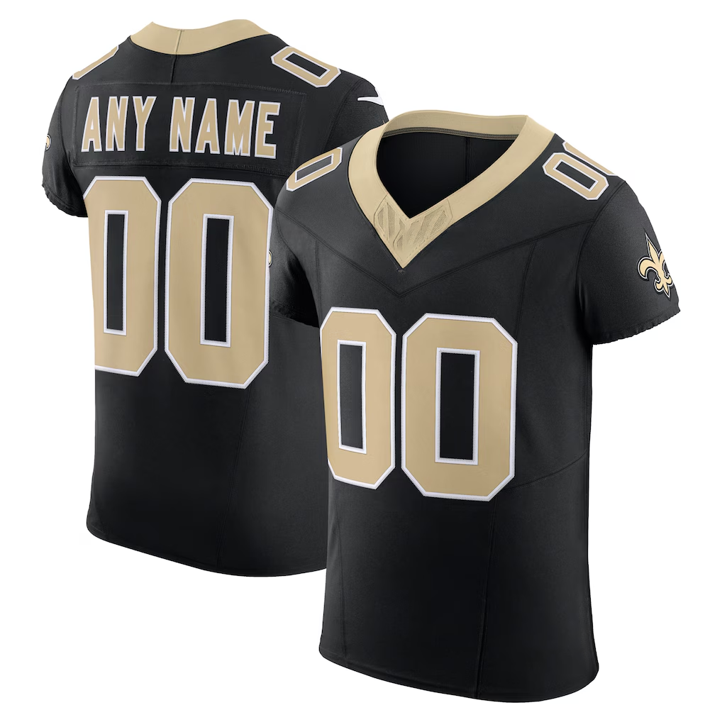 My Store Custom NO.Saints Black Vapor F.U.S.E. Elite Stitched Jerseys