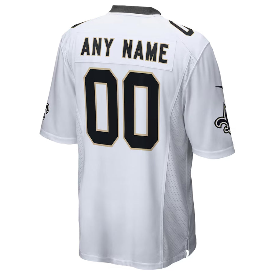 My Store Custom NO.Saints White Home Game Stitched Jerseys