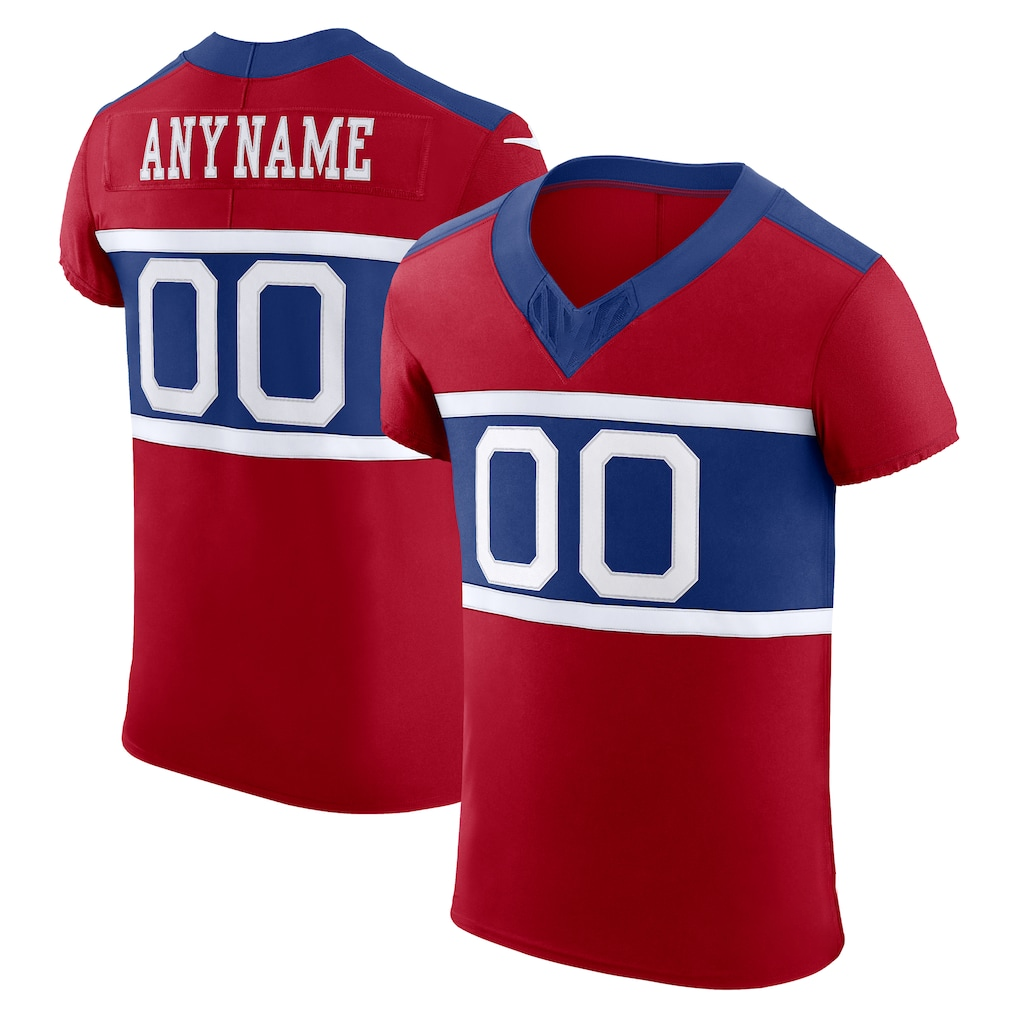 My Store Custom NY.Giants Red Alternate Vapor F.U.S.E. Elite  Stitched Jerseys