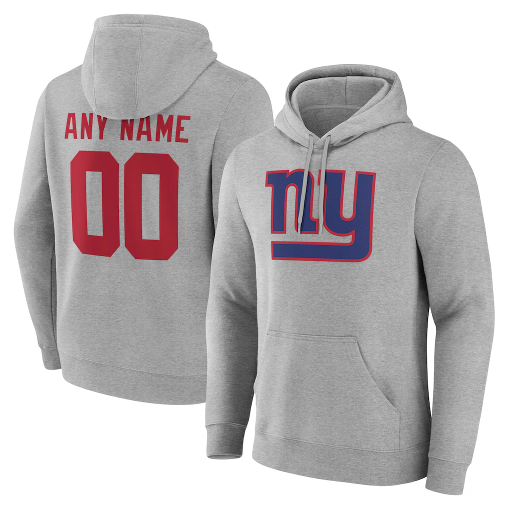 My Store Custom NY.Giants Team Authentic Personalized Name & Number Hoodie Stitched Jerseys