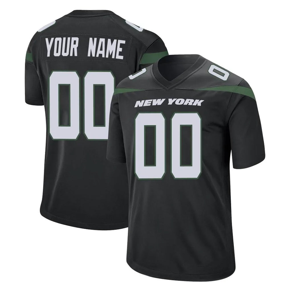 My Store Custom NY.Jets Black Home Game Any Name & Numbers Stitched Jerseys
