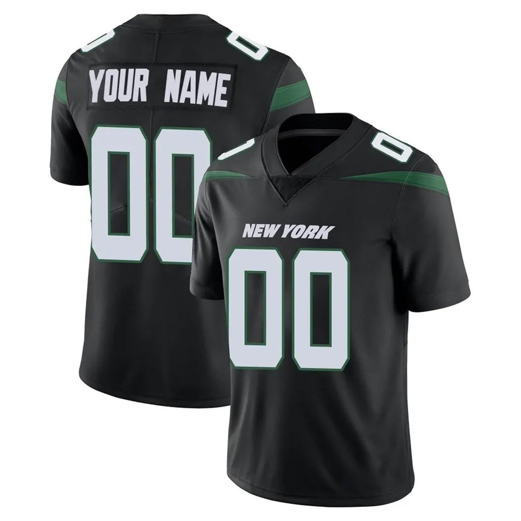My Store Custom NY.Jets Black Limited Vapor Home Game Any Name & Numbers Stitched Jerseys