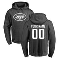 My Store Custom NY.Jets Gray Pullover Hoodies Limited Game Any Name & Numbers Stitched Jerseys