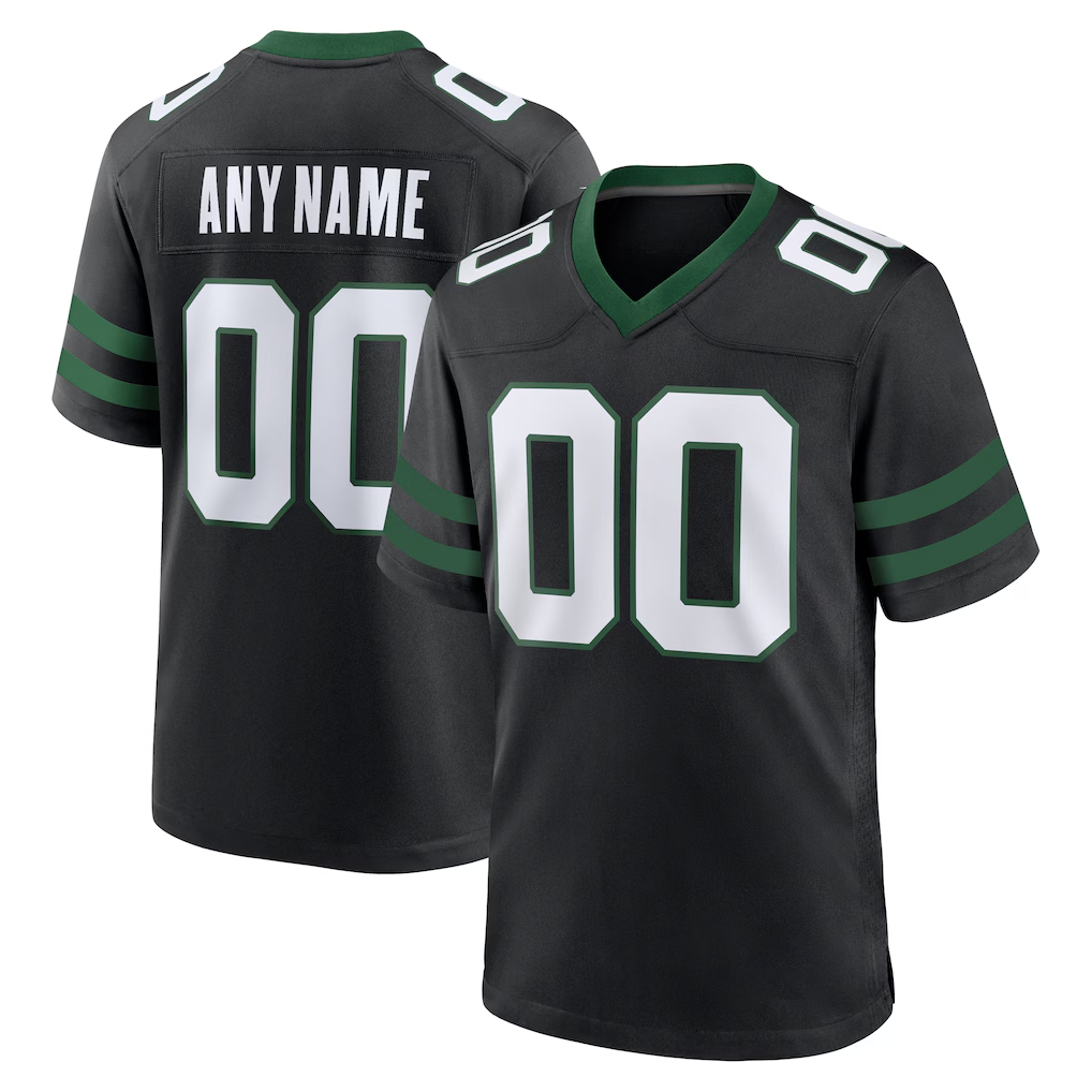 My Store Custom NY.Jets Legacy Black Alternate Game Stitched Jerseys