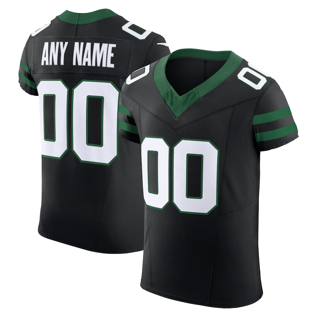 My Store Custom NY.Jets Legacy Black Alternate Vapor F.U.S.E. Elite Stitched Jerseys