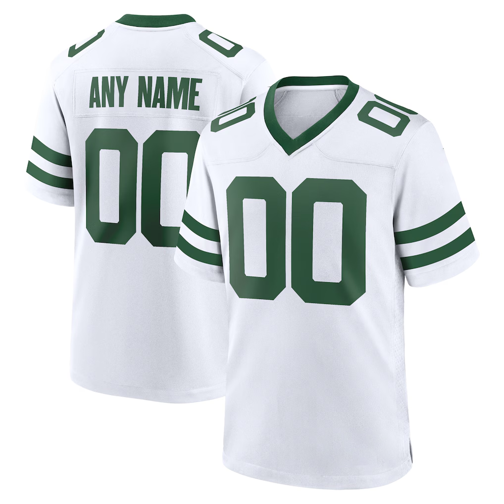 My Store Custom NY.Jets Legacy White Alternate Game Stitched Jerseys