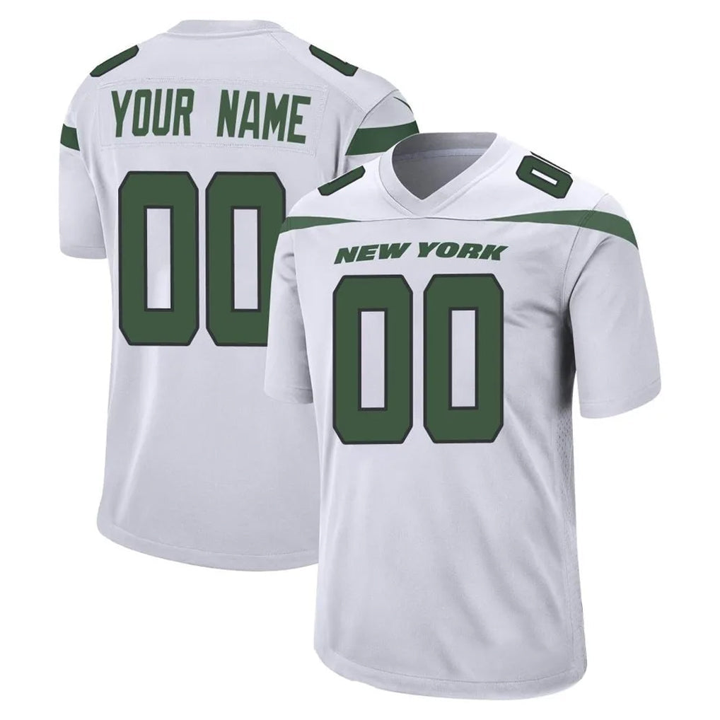My Store Custom NY.Jets White Spotlight Home Game Any Name & Numbers Stitched Jerseys