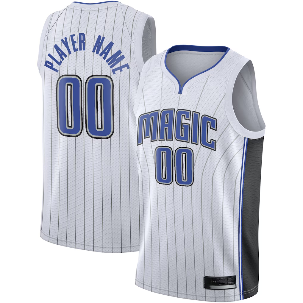 My Store Custom O.Magic White 202021 Swingman Jerseys - Association Edition