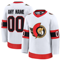 My Store Custom O.Senators White Away Premium Jerseys