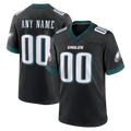 My Store Custom P.Eagles Black Alternate Game Stitched Jerseys