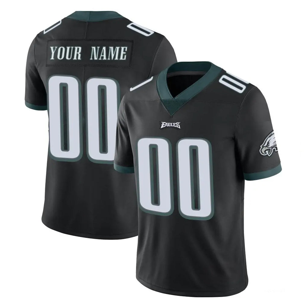 My Store Custom P.Eagles Black Limited Vapor Untouchable Home Game Any Name & Numbers Stitched Jerseys