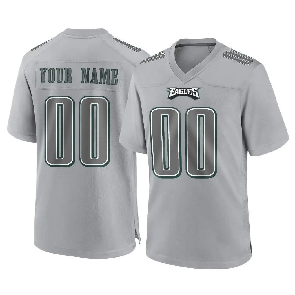 My Store Custom P.Eagles Gray Atmosphere Fashion Home Game Any Name & Numbers Stitched Jerseys