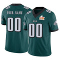 My Store Custom P.Eagles Team Color Green Limited Vapor F.U.S.E. Super Bowl LIX Home Game Any Name & Numbers Stitched Jerseys