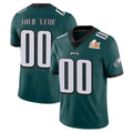 My Store Custom P.Eagles Team Color Green Vapor Untouchable Super Bowl LIX Home Game Any Name & Numbers Stitched Jerseys