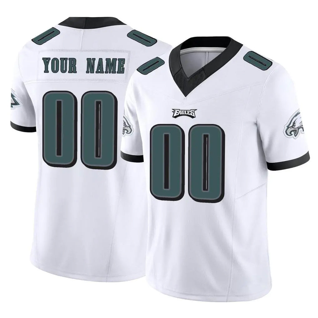My Store Custom P.Eagles White Limited Vapor F.U.S.E. Home Game Any Name & Numbers Stitched Jerseys