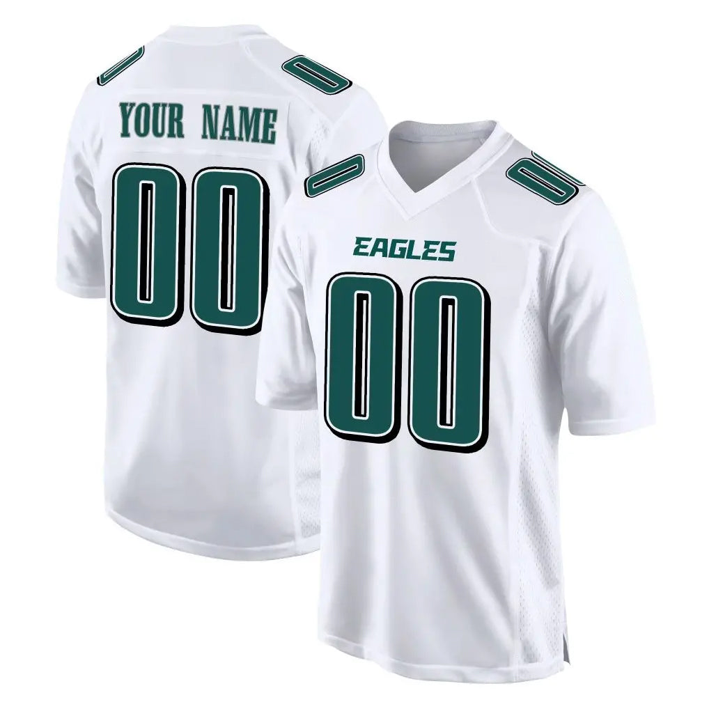 My Store Custom P.Eagles White Tundra Fashion Home Game Any Name & Numbers Stitched Jerseys
