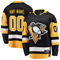 My Store Custom P.Penguins Black Home Breakaway Jerseys