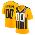 My Store Custom P.Steelers Gold Alternate 1933 Throwback Game Stitched Jerseys