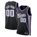 My Store Custom S.Kings Black Swingman Stitched Jerseys - Icon Edition