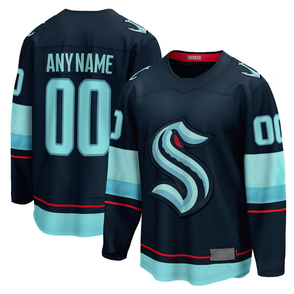 My Store Custom S.Kraken Deep Sea Blue Home Breakaway Jerseys