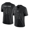 My Store Custom SF.49ers Black Limited Reflective Home Game Any Name & Numbers Stitched Jerseys