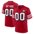 My Store Custom SF.49ers Red Limited Alternate 80th Vapor Home Game Any Name & Numbers Stitched Jerseys