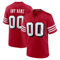 My Store Custom SF.49ers Red Limited Alternate Vapor Home Game Any Name & Numbers Stitched Jerseys