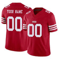My Store Custom SF.49ers Red Limited Vapor F.U.S.E. Home Game Any Name & Numbers Stitched Jerseys