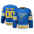 My Store Custom SL.Blues Blue Home Authentic Pro Jerseys