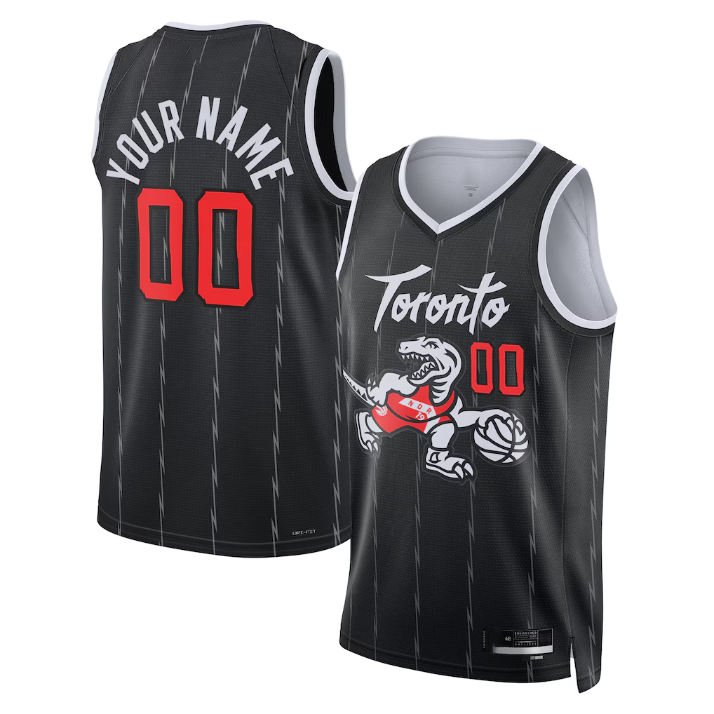 My Store Custom T.Raptors Black 202526 City Edition Swingman Jerseys