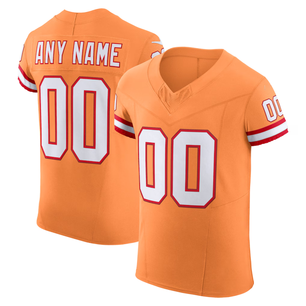 My Store Custom TB.Buccaneers Tampa Bay Buccaneers Orange Vapor F.U.S.E. Elite Stitched Jerseys
