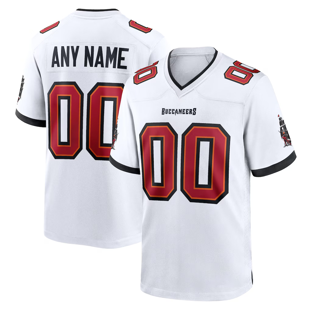 My Store Custom TB.Buccaneers WhiteTeam Game Stitched Jerseys