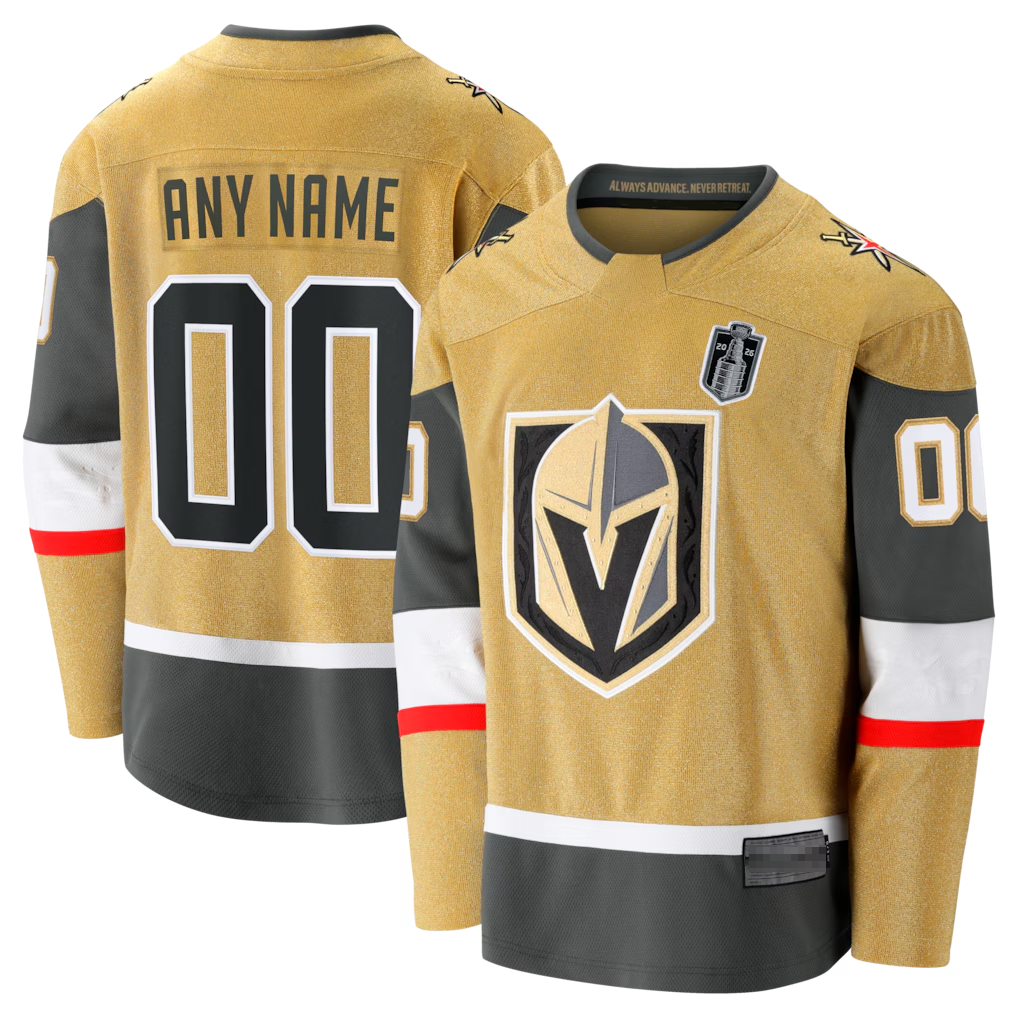 My Store Custom VG.Knights Gold 2026 Stanley Cup Final Breakaway Jerseys