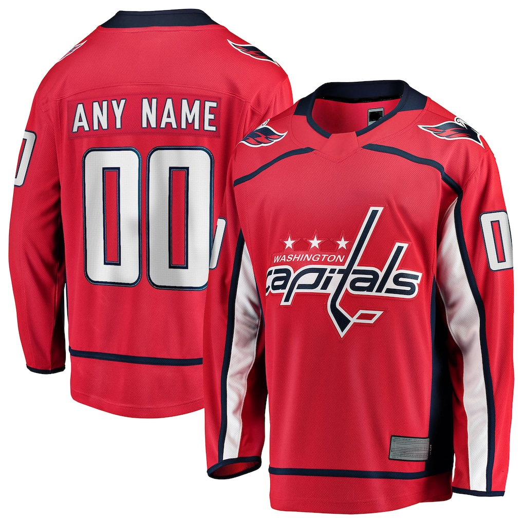My Store Custom W.Capitals Red Home Breakaway Jerseys