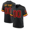 My Store Custom W.Commanders Black Hail Raiser Alternate Game Stitched Jerseys