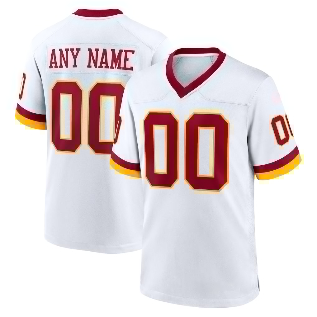 My Store Custom W.Commanders White Game Super Bowl Era Stitched Jerseys